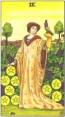 Tarot Meanings - Nine of Pentacles